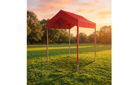 Market Tent Outdoor Canopy Tent with Metal Frame Portable Shelter from the Sun for Vendors, Merchants, Markets, Fairs