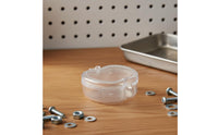 Fruit-Shaped Box Versatile Transparent Box Compact Small Organizer Container for Workbench, Craft Room, Desk Drawer