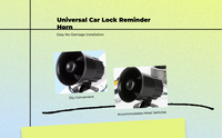 12V Car Horn, programmable sound