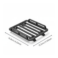 1/10 Scale Luggage Rack RC Car Roof Rack Lightweight Crawler Cargo Basket