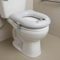 Inflatable Toilet Seat Pad Easy to Clean Suction Disc Toilet Seat Cover Individual Care Aid for People with Disabilities