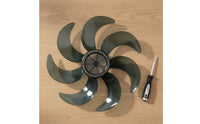 7 Fan Replacement Fan Vane with Central Hub Translucent Hardware for Homeowners, Repair Technicians, Home Maintenance