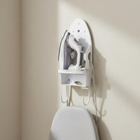 Wall Iron Holder Easy to Install Iron Board Rack Heavy Duty for Hotel Owners