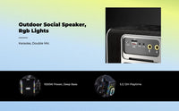 Waterproof speaker with deep bass