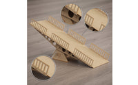 Wooden Climbing Bridge with Guardrails Multi-Scene Toy Car Ramp Track Realistic Toy Car Ramp Easy to Assemble for Hobbyists