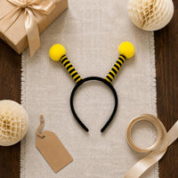 Wings 2-Piece Antenna Headband Transparent Panels for Halloween, Dress-up Party