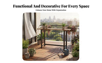 Tiered Planter Shelf Floor-Standing Flower Rack Indoor & Outdoor Use Large Capacity for Gardeners