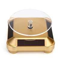 Solar Powered Rotating Display Stand for Watches, Phones, Glasses