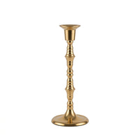 Vintage Metal Candlestick Holder, White Two Branches