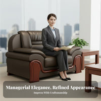 3-Piece Sofa and Table Set High-End Look Reception Seating Minimalist Design Office Furnishing for Clients, Businesses, Conference Room, Lobby, Lounge