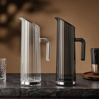 Acrylic Pitcher Shatterproof Beverage Pitcher with Handle Easy Clean Vessel for Hosts, Home, Buffet, Bar