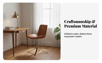 Vintage design Metal Frame Upholstered Chair Minimalist Design paded Metal Frame Chair Multi-Purpose Indoor Furniture Ergonomic spinerest for Homeowners, Business Owners, Readers, Office, Lounge Area, Bedroom, book alcove
