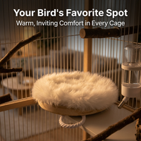 Bird Hammock Bed for Parrots, Hanging Nest House, Winter Warm Avian Play Area, Budgie Owner Cage Accessory, Small Pet Owner