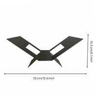 Hollow Book Stand Minimalist Metal Book Stand V-Shaped for Gift