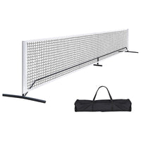Portable Pickleball Net 6.7m with Polyester Mesh, White