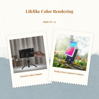 Dimmable RGB LED panel for streaming