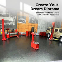 1:64 Scale Tire Changer Model for Garage Diorama, Realistic Miniature Repair Shop Tool, Hobbyist Res - Image 5
