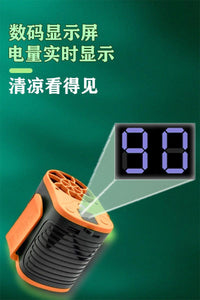 Cross-border New 15000mAh YLD-F15 Waist Fan Outdoor Waist Fan Rechargeable Fan Drop Shipping