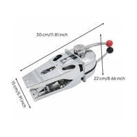 Handle Throttle Head Zinc Alloy Marine Throttle Controller Flush Mount Boat Gear Control