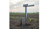 Manual Seedling Transplanter Multi-Functional Standing Plant Transplanter Labor-Saving Vegetable Planter Tool for Farmers, Gardeners, Farm, Yard