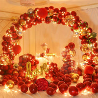 Wedding Balloon Arch Kit with Water-Fillable Base, Rainbow Gate Heavy-Duty Arch Base Balloon Set