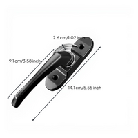 Child-safe sliding hook lock