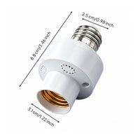 Voice Control Bulb Socket Energy Saving Motion Activator Lamp Holder