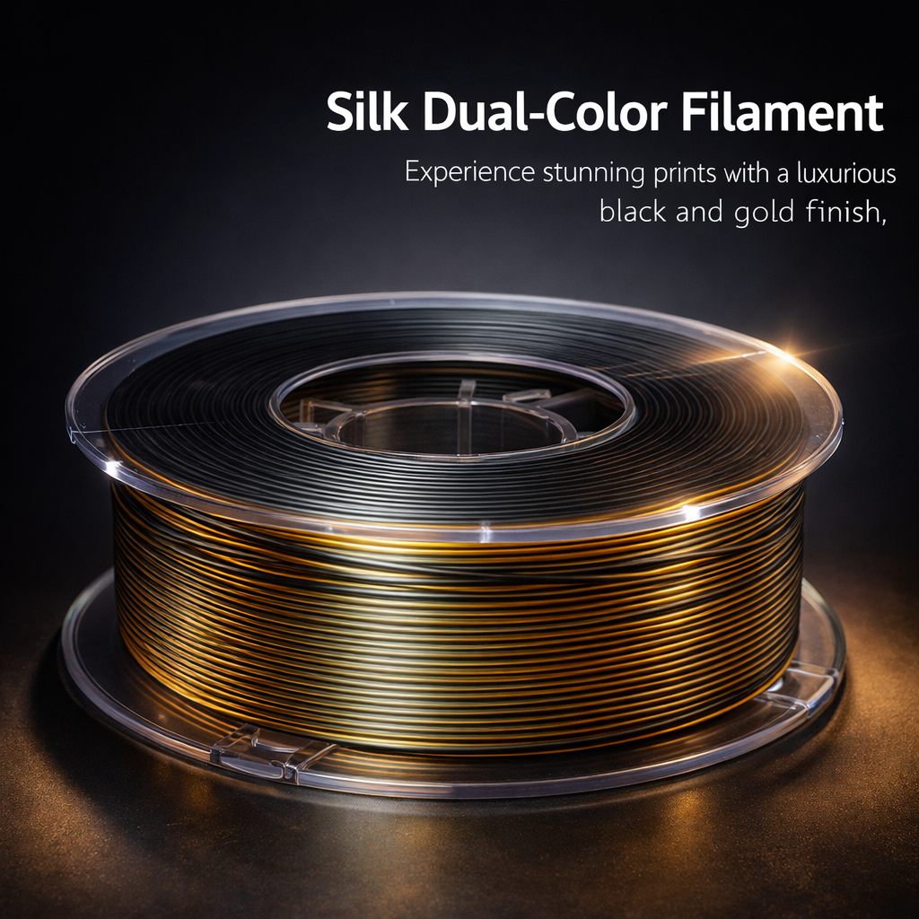 lustrous PLA Filament Bundle 1.75mm, Black Multicolour Printer 1KG Spool, Rainbow for Decorative 325m Length for Hobbyists