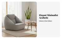 Segmented Single-Person Couch Removable and cleanable Cover for Living Room, Dorm