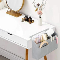 Hanging Storage Bag with Pockets Reinforced Bedside Organizer Long-Lasting