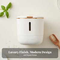 Food-Grade Material Rice Storage Container Large Capacity Rice Storage Bin Single-Press Access Lid for Kitchen, Countertop