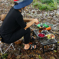 Portable Folding Mesh Picnic Table for Outdoor BBQ and Camping
