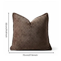 2 Pieces Chenille Pillow Luxury Chenille Pillow Cover Easy to Clean Couch Cushion for Living Room