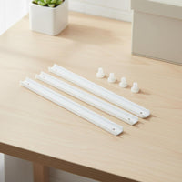 Plastic Drawer Slide Includes Mounting Screws White Drawer Runner