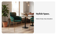 Two-Person Banquette and Table Set Instagramdesign Cafe Seating Minimalist Design Space-Saving for Dessert Shop Owners, Families