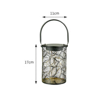 Solar Projection Lantern Rustproof Hollow Metal Shadow Lamp No Wiring Required
