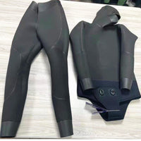 7MM自由半干式潜水服5mm猎渔潜水服男3mm保暖分体橡胶发泡肉面