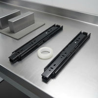 2 Pieces Cross-Stitch Frame Slide Rail Effortless Sliding Crafting Hardware