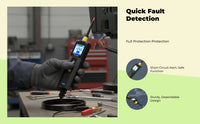 Automotive Circuit Tester, Digital Electric Potential Tester, Multifunctional Electronic Diagnostic Tool for Car Repair with LCD Display, Overload Protection