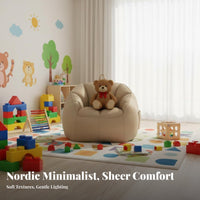 Creature Character Floor Chair Soft and Comfortable Kids' Furniture Lowoutsideline Design Firm-Density Foam Support