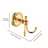 Rustproof brass towel rack, wall mount