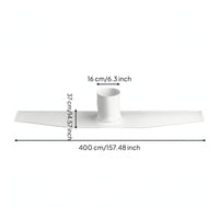 Window Seal Cloth with Hose Port Airflow-Blocking for Bedroom