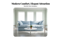 frill Skirt Sofa Apartment Size Couch with frilld Skirt exceptionally soft Loveseat for Young Adults, residents, Living Room, Lounge Area, Bedroom