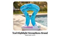 Inflatable Swim Buoyant Circle With | PVC Material, Inflatable Seat Floatage, for aquatic play