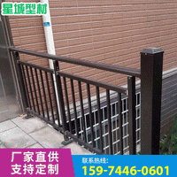 Modular Hot-Dip Galvanized Steel Balcony Railing for Residential Projects