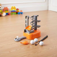 Kids Golf Toy Set Outdoor Golf Pitching Machine Compact for Beginners, Young Children, Garden
