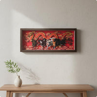 Chinese Design Relief Art Gift Paper Cut Wall Hanging