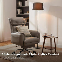 Reclining Gaming Chair with Footrest Full Recline Function Reclining Chair with Footrest and Headrest Pillows
