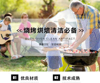 烧烤工具烧烤架不锈钢清洁刷12寸三角形BBQ清洗钢丝刷热销弹簧刷