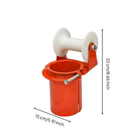 tube-Mouth Cable Guide Wire-Laying Pulley Low-Friction for Electricians, Electrical Work